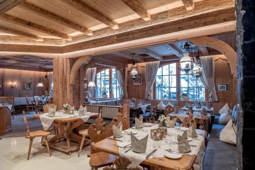 Restoranas ar kita vieta pavalgyti apgyvendinimo įstaigoje Sport- und Genusshotel Silvretta