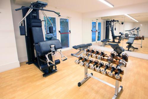 Fitness centrum a/nebo fitness zařízení v ubytování Hipotels Hipocampo Playa