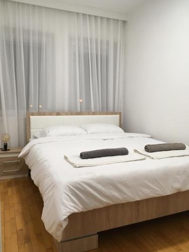 Postel nebo postele na pokoji v ubytování Apartman Iva