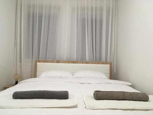 Katil atau katil-katil dalam bilik di Apartman Iva