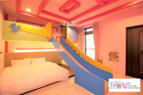 Ένα ή περισσότερα κρεβάτια σε δωμάτιο στο Hange B&B