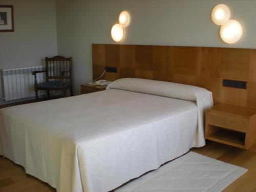 Katil atau katil-katil dalam bilik di Hotel - Restaurante Casa Rosita