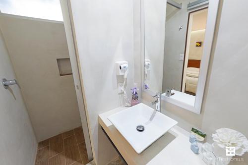 Koupelna v ubytování Hotel Urban 101