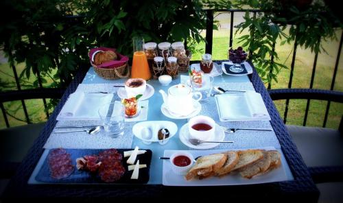 Jídlo v venkovského domu nebo okolí