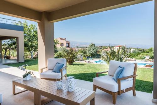Villa Mariposa - panoramic sea view - near Chania city