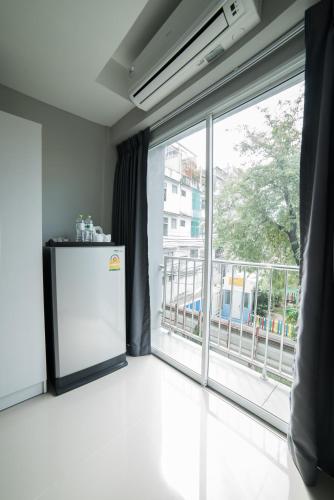 Balkón nebo terasa v ubytování S44ROOM