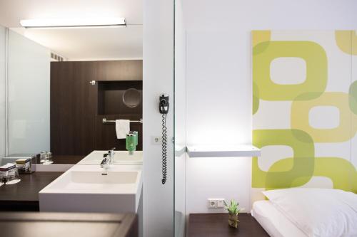 Kúpeľňa v ubytovaní arte Hotel Krems