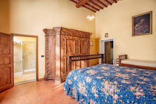 Cama o camas de una habitación en Villa Graziani
