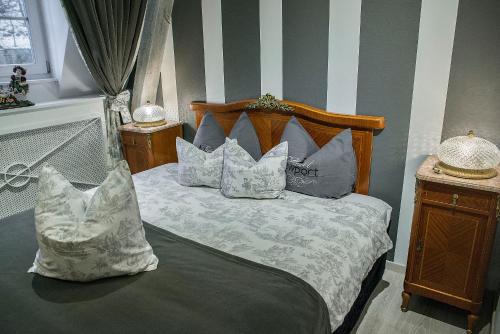 Postel nebo postele na pokoji v ubytování Dépendance Maison Géron