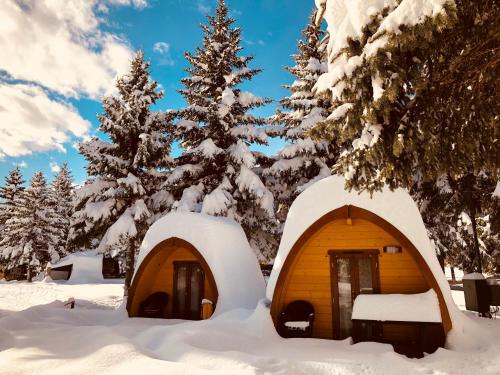 Gran Bosco Camping & Lodge trong mùa đông