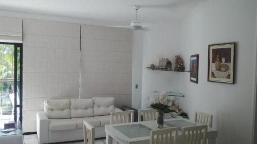 Χώρος καθιστικού στο Apartamento Riviera