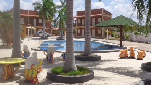 Hồ bơi trong/gần Porto dos Lencóis - Chalé Tipo Apartamento