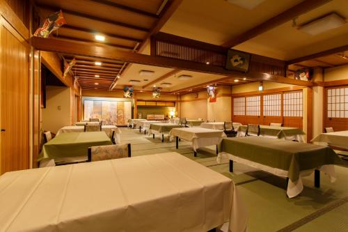 Restoran või mõni muu söögikoht majutusasutuses Oyado Koto No Yume