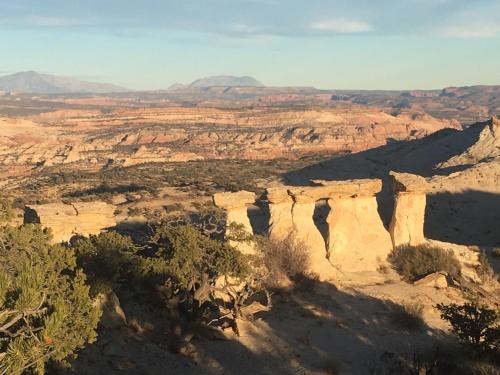 a view of the grand canyon from the rim at Canyon Country Lodge in Escalante