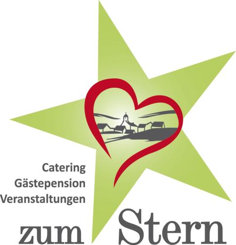 BühlertannにあるGästepension zum Sternの心の星
