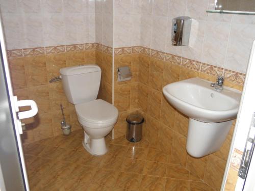 Vonios kambarys apgyvendinimo įstaigoje Hotel Pilevski