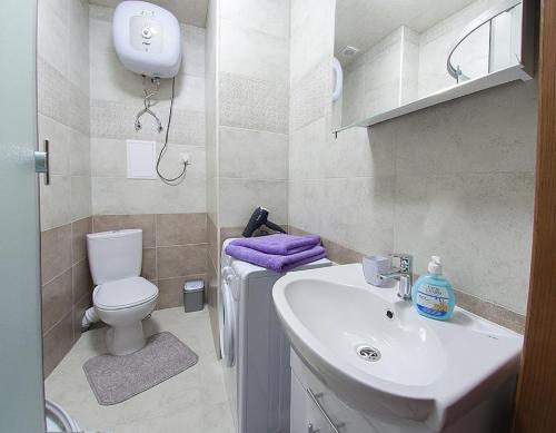 Ванная комната в Квартира подобово в центрі на вулиці Краківській 34а Площа Ринок сам центер міста Львова
