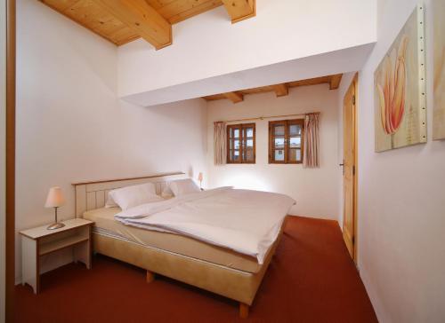 Postel nebo postele na pokoji v ubytování Villa 6 Vrchlabí