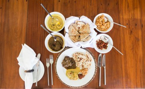 Comida en la villa o alrededores