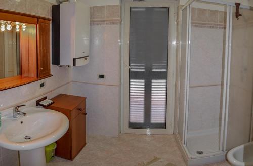 A bathroom at Casa Lieta