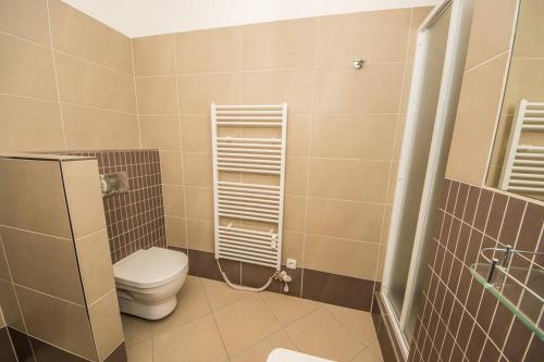 Koupelna v ubytování Apartman Mariana