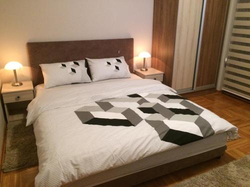 Krevet ili kreveti u jedinici u okviru objekta Apartman Harmony