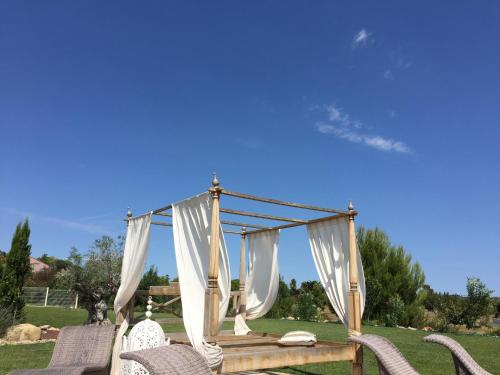 Zahrada ubytování Escapades Lointaines
