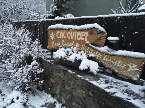 Cal Quimet v zimě