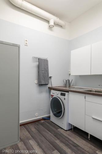 Η κουζίνα ή μικρή κουζίνα στο Hungerborg City Home