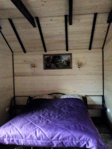 Postel nebo postele na pokoji v ubytování Rosinka