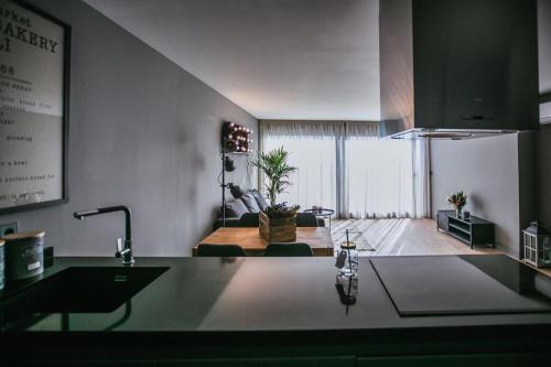 Kjøkken eller kjøkkenkrok på Alicante loft