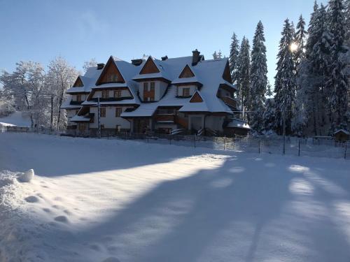 Villa Jesion in de winter