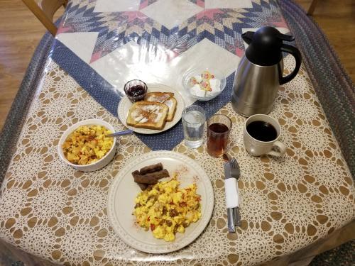 Comida en el bed and breakfast o alrededores
