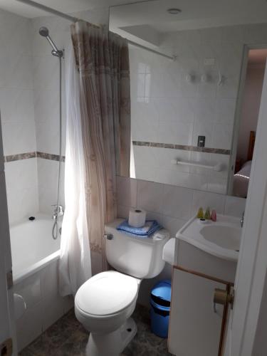 Koupelna v ubytování Maitencillo Habitamar
