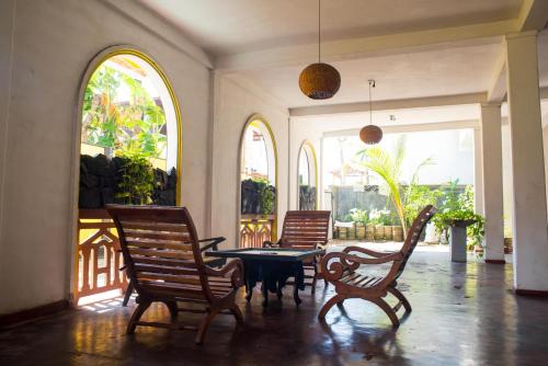 Χώρος καθιστικού στο Casalanka Hotel