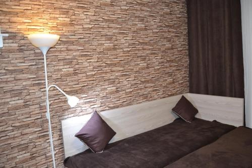 Katil atau katil-katil dalam bilik di Apartmány Rysí skála