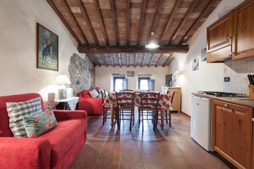 O bucătărie sau chicinetă la Borgo Cerbaiola
