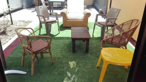 a group of chairs and tables in a room at Il Cielo di Lucio in Pisa