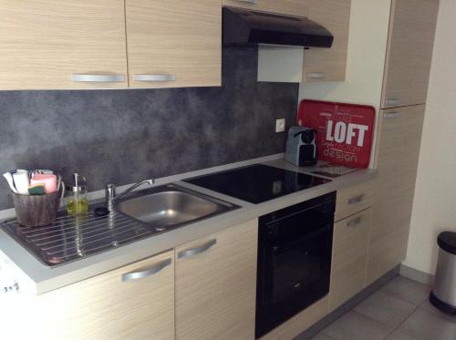 Dapur atau dapur kecil di Villa Andernos
