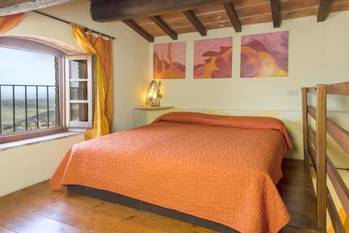 Ein Bett oder Betten in einem Zimmer der Unterkunft Girasole