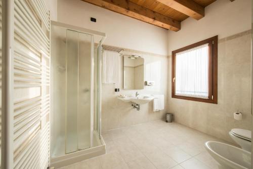 Koupelna v ubytování Hotel Villa Dei Carpini