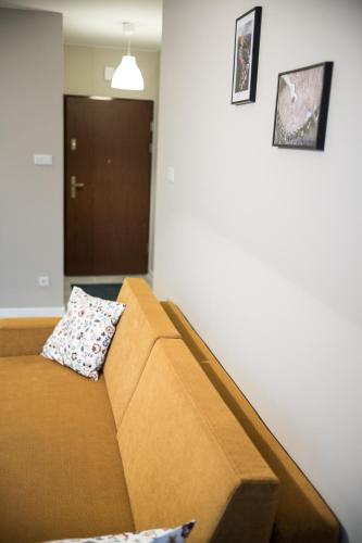 Χώρος καθιστικού στο Apartamenty Opal