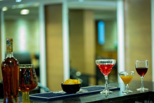 Nápoje v ubytování Hotel Marina Inn Egmore Chennai