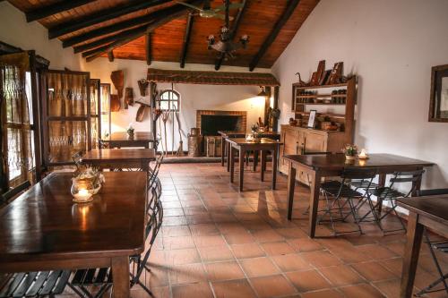 Restaurace v ubytování Aguapé Lodge