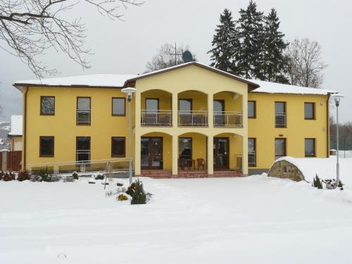 Wellness Villa Liptov during the winter