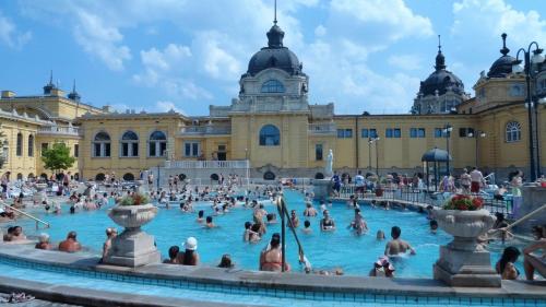 Het zwembad bij of vlak bij Apartment Szabadság Tér