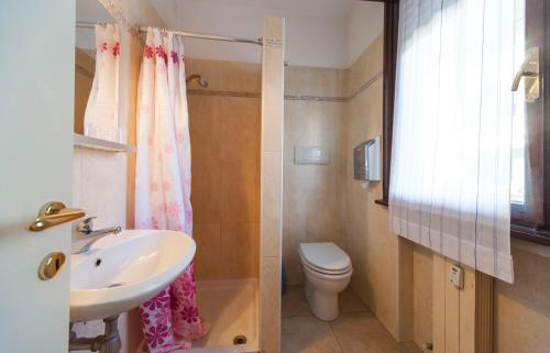 Koupelna v ubytování Hotel Albi