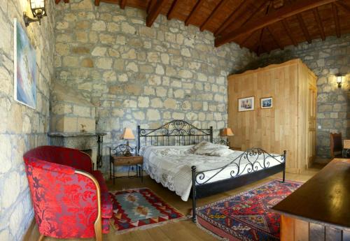 A bed or beds in a room at Hunnap Han