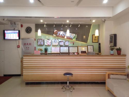 Lobby eller resepsjon på Thank Inn Chain Hotel Guangdong Heyuan East Longchuang Road