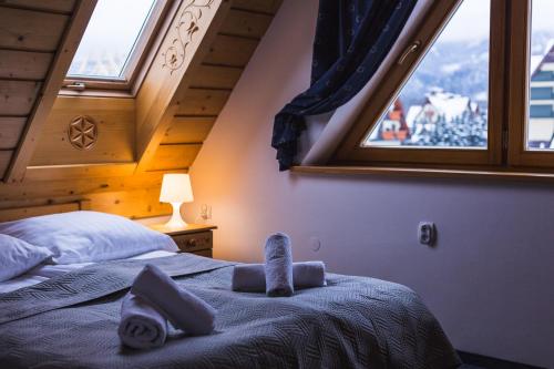 Cama o camas de una habitación en Cubryna